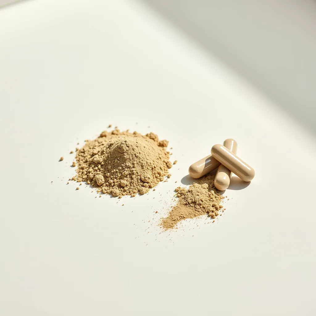 Pure Irish Sea Moss powder and open vegan capsules – a natural wellness supplement, just as nature intended.