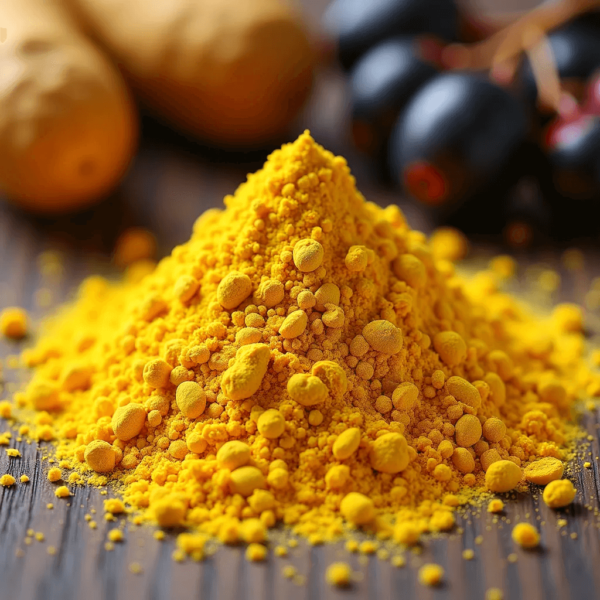 Harness the natural benefits of Berberine Powder – a powerful superfood for blood sugar balance, digestive health, and heart wellness. Shown here in its pure, raw form.