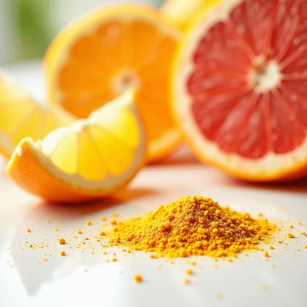 Discover the natural power of Bioflavonoids – nature’s antioxidants for immune support, inflammation reduction, and glowing skin. Shown here with fresh citrus fruits for a vibrant connection to their natural source.
